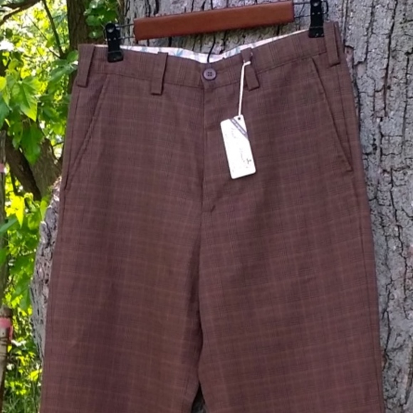 NWT FRED & HOWARD CALIF GROOVIN Plaid Pants 31 - Picture 8 of 8